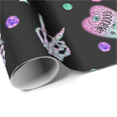 Halloween pastel gothic apothecary and graveyard cadeaupapier (Rol Hoek)