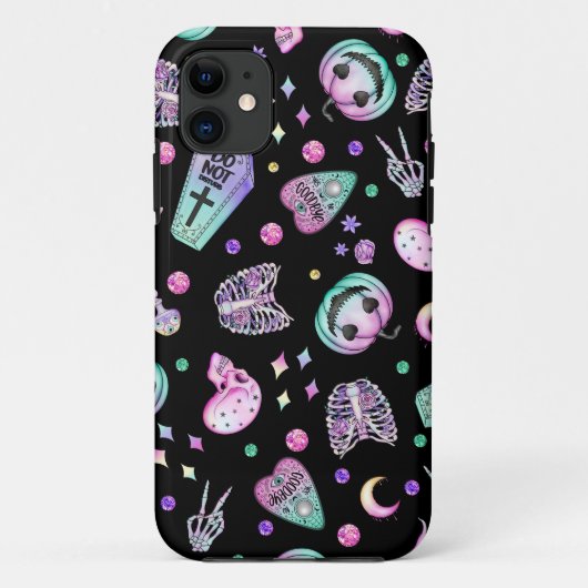 Halloween pastel gothic apothecary and graveyard Case-Mate iPhone case (Achterkant)