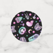 Halloween pastel gothic apothecary and graveyard confetti (Kleine voorkant)