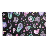 Halloween pastel gothic apothecary and graveyard kussensloop (Achterkant-Rechts)