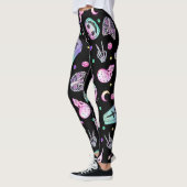 Halloween pastel gothic apothecary and graveyard leggings (Links)