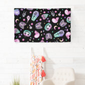 Halloween pastel gothic apothecary and graveyard spandoek (Insitu)