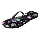 Halloween pastel gothic apothecary and graveyard  teenslippers (Schuin)