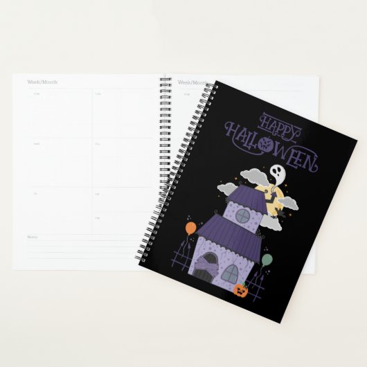 Halloween Pastel Gothic Haunted House Planner (Display)