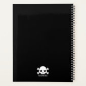 Halloween Pastel Gothic Haunted House Planner (Achterkant)