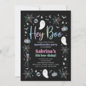 Halloween Pastel Schattige Ghost Spooktacular Verj Kaart (Voorkant)