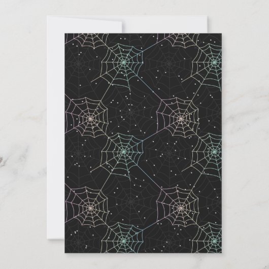 Halloween Pastel Schattige Ghost Spooktacular Verj Kaart (Achterkant)