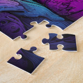 Halloween Pastel Schedels en Pompoenen Legpuzzel (Zijkant)