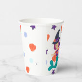 Halloween Pastel Zeemeermin Heks Trick or treat Papieren Bekers (Rechts)