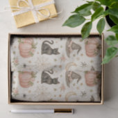 Halloween Pastelkleurige Pompoenen Tissuepapier (Geschenk)