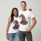 Halloween Patchwork Heksenhoed Griezelen T-shirt (Unisex)