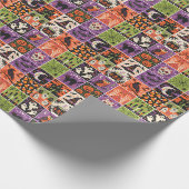 Halloween Patchwork Inpakpapier (Hoek)