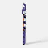 Halloween Patchwork Katten Geesten iPhone 15 Case (Linkerkant)