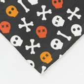 Halloween Patchwork Pattern Fleece Blanket (Hoek)