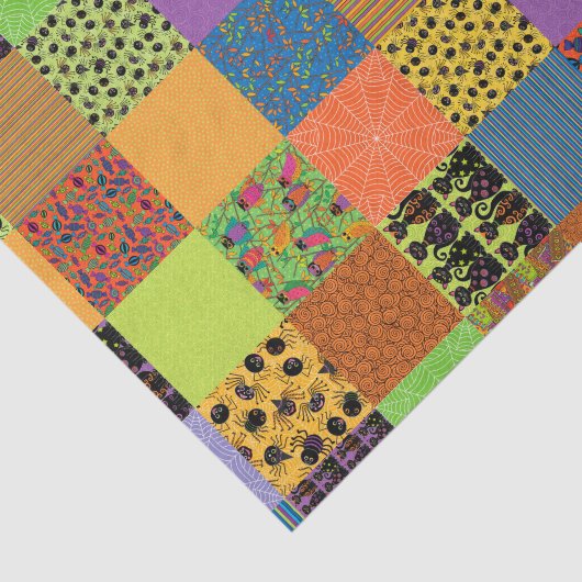 Halloween Patchwork Tissuepapier (Detail)