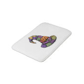 Halloween Patchwork Witch Pet Spooky Badmat (Gekanteld)