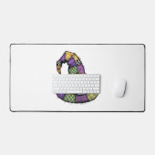 Halloween Patchwork Witch Pet Spooky Bureaumat (Keyboard & Muis)