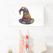 Halloween Patchwork Witch Pet Spooky Spandoek (Insitu)