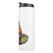 Halloween Patchwork Witch Pet Spooky Thermosbeker (Geroteerd rechts)