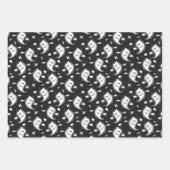 Halloween Patronen Geesten en Pompoenen Inpakpapier Vel (Voorkant 3)