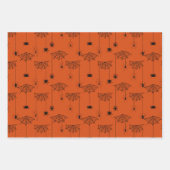 Halloween Patronen Ghost Pumpkins Spinnenweb Inpakpapier Vel (Voorkant 2)