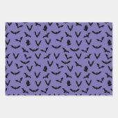 Halloween Patronen Ghost Pumpkins Spinnenweb Inpakpapier Vel (Voorkant)