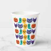 Halloween Patronen Papieren Bekers (Voorkant)