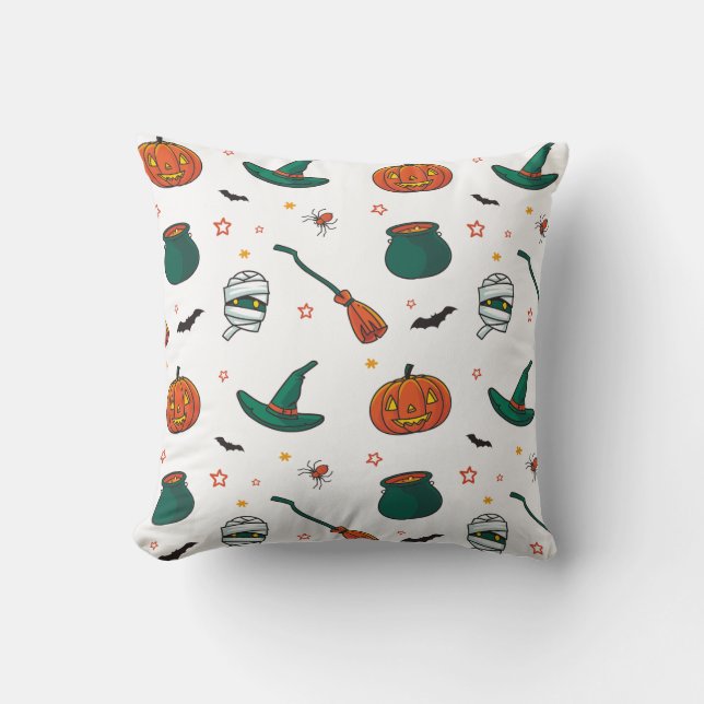 Halloween patroon 12 kussen (Voorkant)