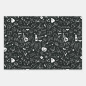 Halloween Patroon 1 Inpakpapier Vel (Voorkant 3)