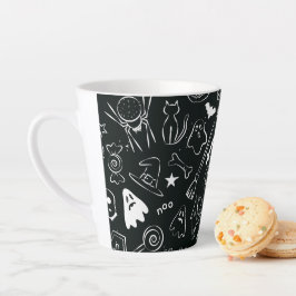 Halloween Patroon 1 Latte Mok