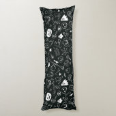 Halloween Patroon 1 Lichaamskussen (Achterkant (Verticaal))