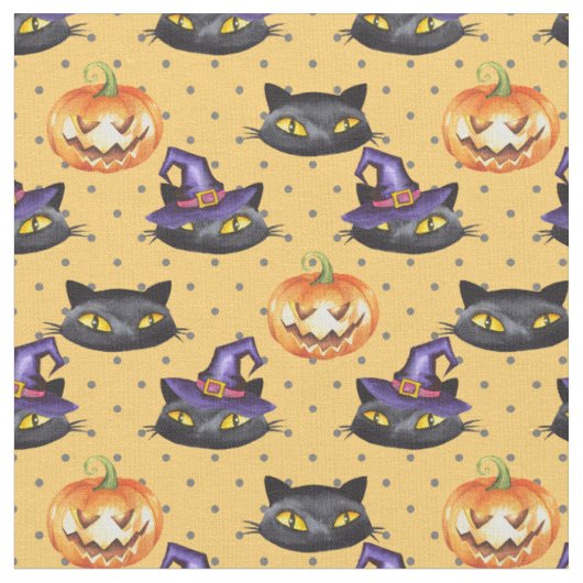 Halloween patroon 1 stof (Close Up)