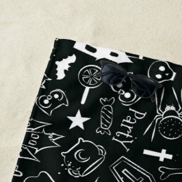 Halloween Patroon 1 Strandlaken