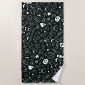 Halloween Patroon 1 Strandlaken (Voorkant)