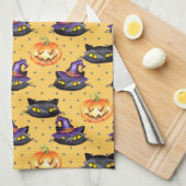 Halloween patroon 1 theedoek (Quarter Fold)