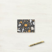 Halloween Patroon 2 Post-it® Notes (Op bureau)