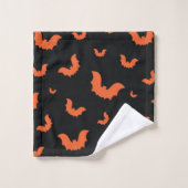 Halloween patroon bad handdoek (Wasdoekje)