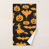 Halloween patroon bad handdoek (Handdoek)