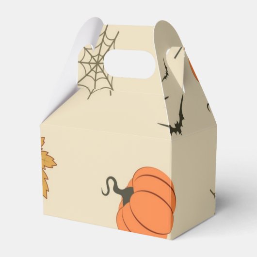 Halloween patroon bedankdoosjes (Voorkant Zijde)