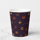 Halloween patroon bedrukt papieren bekers (Achterkant)