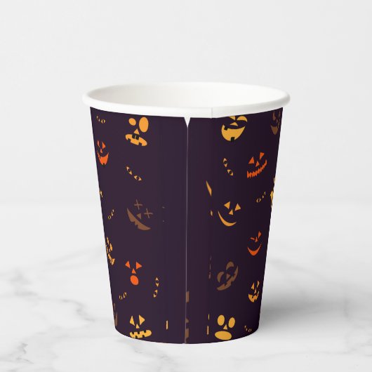 Halloween patroon bedrukt papieren bekers (Rechts)