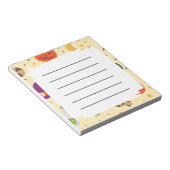 Halloween Patroon Blanke Planner Notitieblok (Schuin)