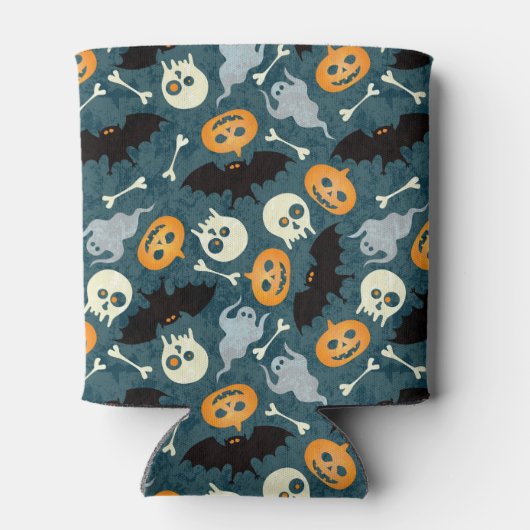 Halloween patroon blikjeskoeler (Achterkant)