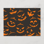 Halloween patroon briefkaart (Voorkant)