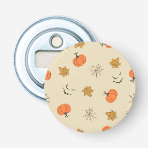 Halloween patroon button flesopener