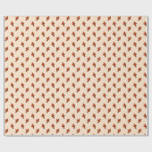 Halloween Patroon Cadeaupapier (Vlak)