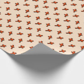 Halloween Patroon  Cadeaupapier (Hoek)