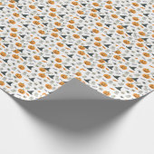 Halloween patroon cadeaupapier (Hoek)