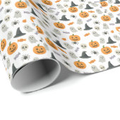 Halloween patroon cadeaupapier (Rol Hoek)