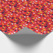 halloween patroon cadeaupapier (Hoek)